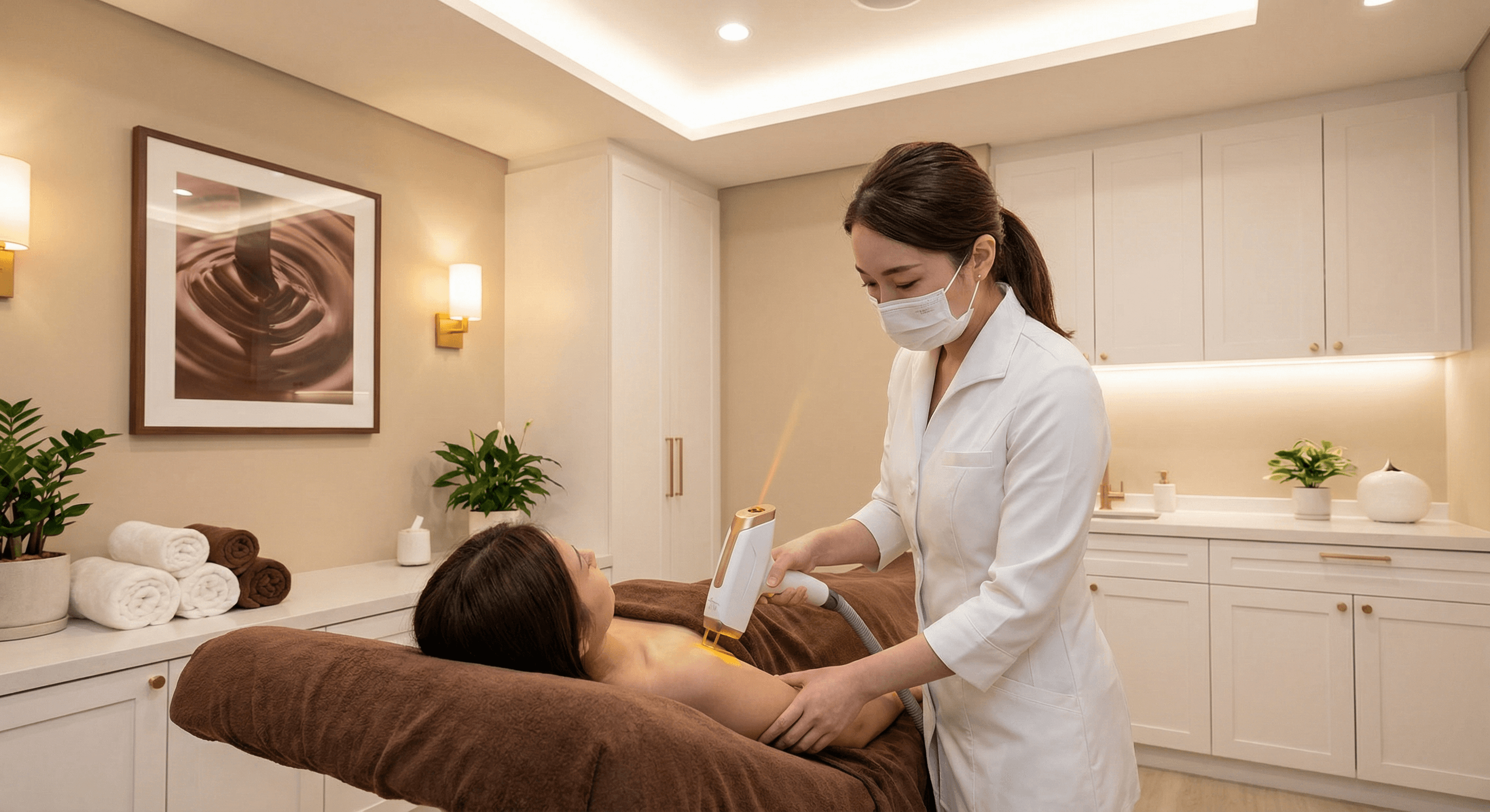 Laser hair removal treatment at Chocolate Jungle Spa